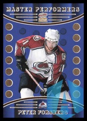 1998 Pacific Crown Royale Master Performers #4 Peter Forsberg